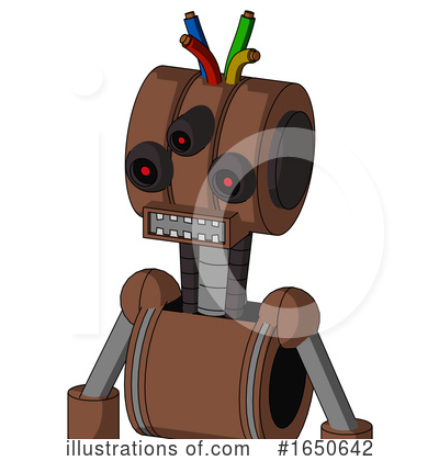 Royalty-Free (RF) Robot Clipart Illustration by Leo Blanchette - Stock Sample #1650642