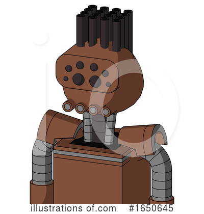 Royalty-Free (RF) Robot Clipart Illustration by Leo Blanchette - Stock Sample #1650645
