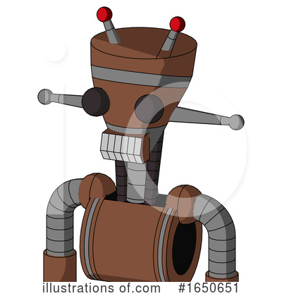 Royalty-Free (RF) Robot Clipart Illustration by Leo Blanchette - Stock Sample #1650651
