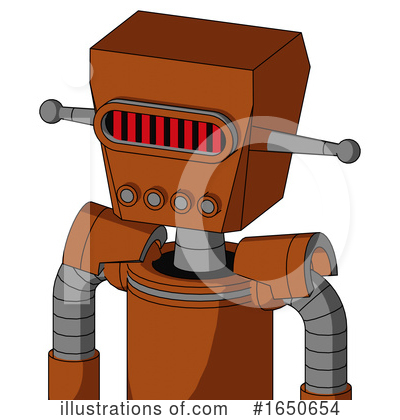 Royalty-Free (RF) Robot Clipart Illustration by Leo Blanchette - Stock Sample #1650654