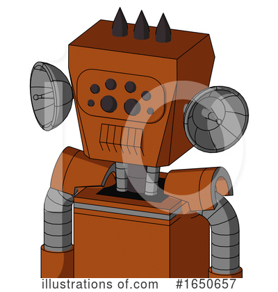 Royalty-Free (RF) Robot Clipart Illustration by Leo Blanchette - Stock Sample #1650657
