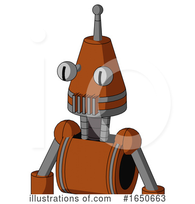 Royalty-Free (RF) Robot Clipart Illustration by Leo Blanchette - Stock Sample #1650663