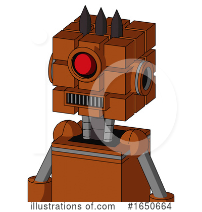 Royalty-Free (RF) Robot Clipart Illustration by Leo Blanchette - Stock Sample #1650664