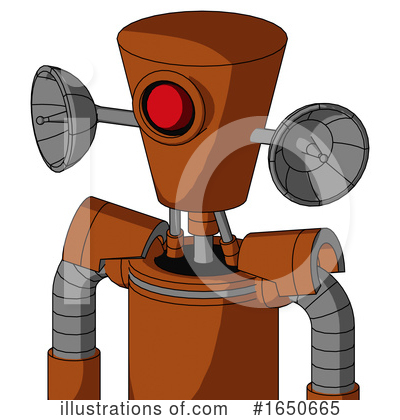 Royalty-Free (RF) Robot Clipart Illustration by Leo Blanchette - Stock Sample #1650665