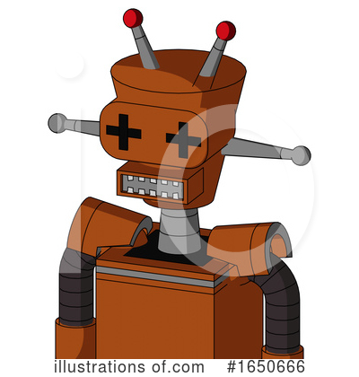 Royalty-Free (RF) Robot Clipart Illustration by Leo Blanchette - Stock Sample #1650666