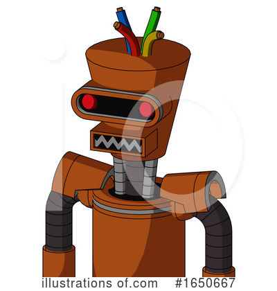 Royalty-Free (RF) Robot Clipart Illustration by Leo Blanchette - Stock Sample #1650667