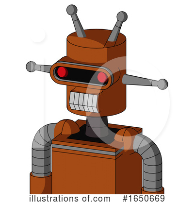 Royalty-Free (RF) Robot Clipart Illustration by Leo Blanchette - Stock Sample #1650669