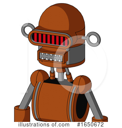 Royalty-Free (RF) Robot Clipart Illustration by Leo Blanchette - Stock Sample #1650672