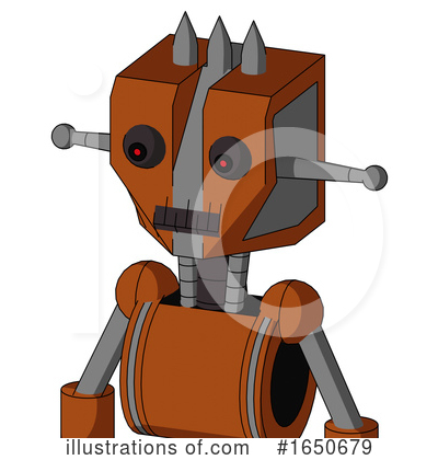 Royalty-Free (RF) Robot Clipart Illustration by Leo Blanchette - Stock Sample #1650679