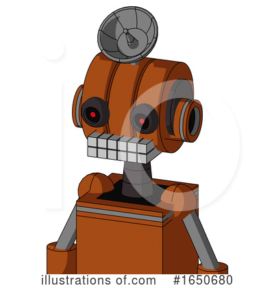 Royalty-Free (RF) Robot Clipart Illustration by Leo Blanchette - Stock Sample #1650680