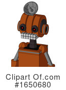 Robot Clipart #1650680 by Leo Blanchette