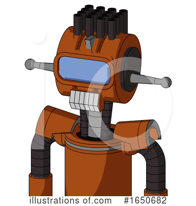 Royalty-Free (RF) Robot Clipart Illustration by Leo Blanchette - Stock Sample #1650682