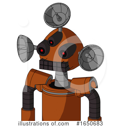 Royalty-Free (RF) Robot Clipart Illustration by Leo Blanchette - Stock Sample #1650683