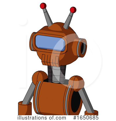 Royalty-Free (RF) Robot Clipart Illustration by Leo Blanchette - Stock Sample #1650685