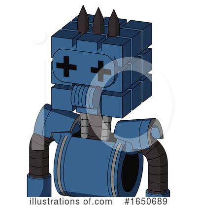 Royalty-Free (RF) Robot Clipart Illustration by Leo Blanchette - Stock Sample #1650689