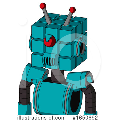 Royalty-Free (RF) Robot Clipart Illustration by Leo Blanchette - Stock Sample #1650692