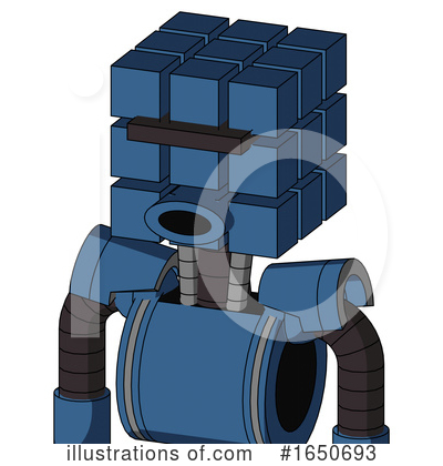 Royalty-Free (RF) Robot Clipart Illustration by Leo Blanchette - Stock Sample #1650693