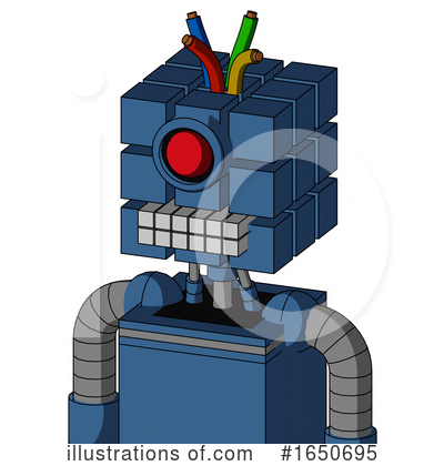 Royalty-Free (RF) Robot Clipart Illustration by Leo Blanchette - Stock Sample #1650695
