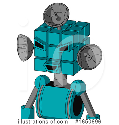 Royalty-Free (RF) Robot Clipart Illustration by Leo Blanchette - Stock Sample #1650696