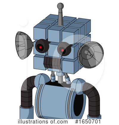 Royalty-Free (RF) Robot Clipart Illustration by Leo Blanchette - Stock Sample #1650701