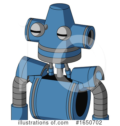 Royalty-Free (RF) Robot Clipart Illustration by Leo Blanchette - Stock Sample #1650702