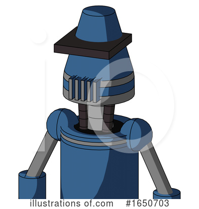 Royalty-Free (RF) Robot Clipart Illustration by Leo Blanchette - Stock Sample #1650703