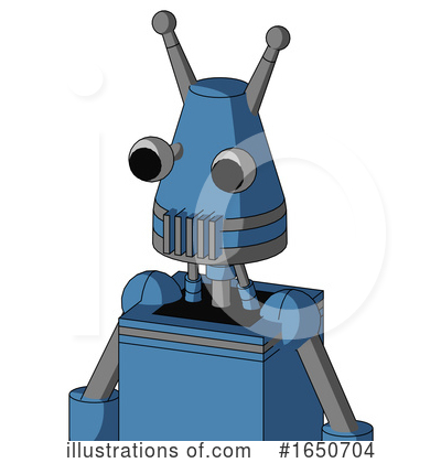 Royalty-Free (RF) Robot Clipart Illustration by Leo Blanchette - Stock Sample #1650704