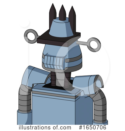 Royalty-Free (RF) Robot Clipart Illustration by Leo Blanchette - Stock Sample #1650706