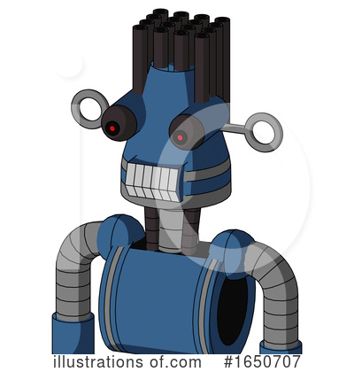 Royalty-Free (RF) Robot Clipart Illustration by Leo Blanchette - Stock Sample #1650707