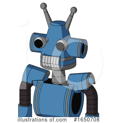 Royalty-Free (RF) Robot Clipart Illustration by Leo Blanchette - Stock Sample #1650708