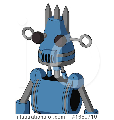Royalty-Free (RF) Robot Clipart Illustration by Leo Blanchette - Stock Sample #1650710