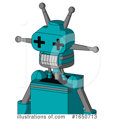 Royalty-Free (RF) Robot Clipart Illustration by Leo Blanchette - Stock Sample #1650713