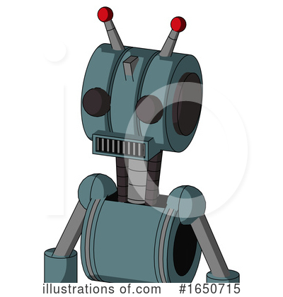 Royalty-Free (RF) Robot Clipart Illustration by Leo Blanchette - Stock Sample #1650715