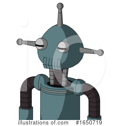 Royalty-Free (RF) Robot Clipart Illustration by Leo Blanchette - Stock Sample #1650719