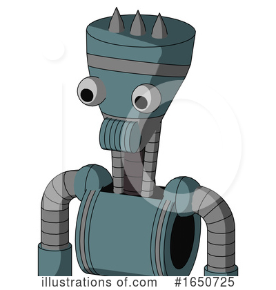 Royalty-Free (RF) Robot Clipart Illustration by Leo Blanchette - Stock Sample #1650725