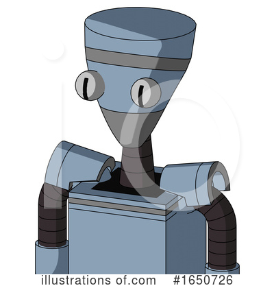 Royalty-Free (RF) Robot Clipart Illustration by Leo Blanchette - Stock Sample #1650726