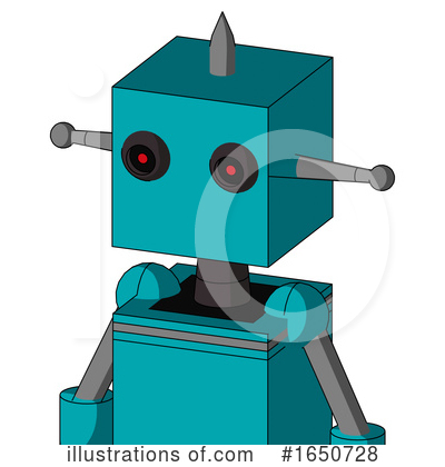 Royalty-Free (RF) Robot Clipart Illustration by Leo Blanchette - Stock Sample #1650728