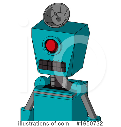 Royalty-Free (RF) Robot Clipart Illustration by Leo Blanchette - Stock Sample #1650732