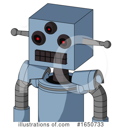 Royalty-Free (RF) Robot Clipart Illustration by Leo Blanchette - Stock Sample #1650733