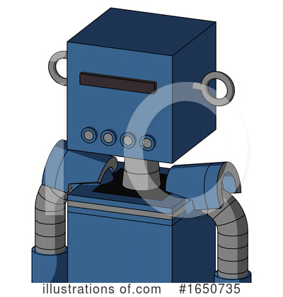 Royalty-Free (RF) Robot Clipart Illustration by Leo Blanchette - Stock Sample #1650735