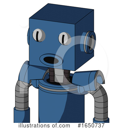 Royalty-Free (RF) Robot Clipart Illustration by Leo Blanchette - Stock Sample #1650737