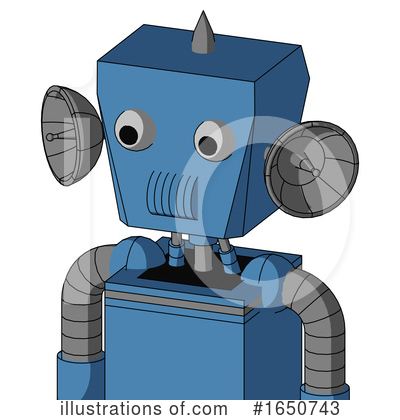 Royalty-Free (RF) Robot Clipart Illustration by Leo Blanchette - Stock Sample #1650743