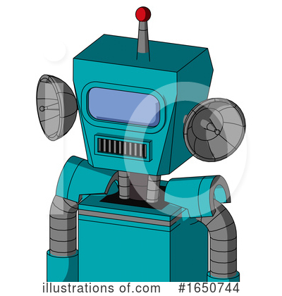 Royalty-Free (RF) Robot Clipart Illustration by Leo Blanchette - Stock Sample #1650744