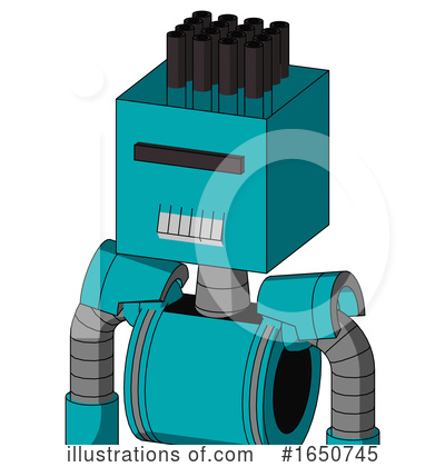 Royalty-Free (RF) Robot Clipart Illustration by Leo Blanchette - Stock Sample #1650745
