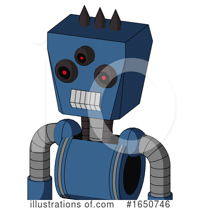 Royalty-Free (RF) Robot Clipart Illustration by Leo Blanchette - Stock Sample #1650746