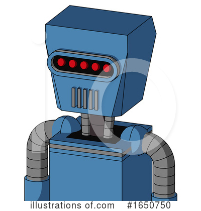 Royalty-Free (RF) Robot Clipart Illustration by Leo Blanchette - Stock Sample #1650750
