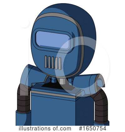 Royalty-Free (RF) Robot Clipart Illustration by Leo Blanchette - Stock Sample #1650754