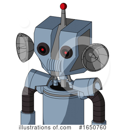 Royalty-Free (RF) Robot Clipart Illustration by Leo Blanchette - Stock Sample #1650760