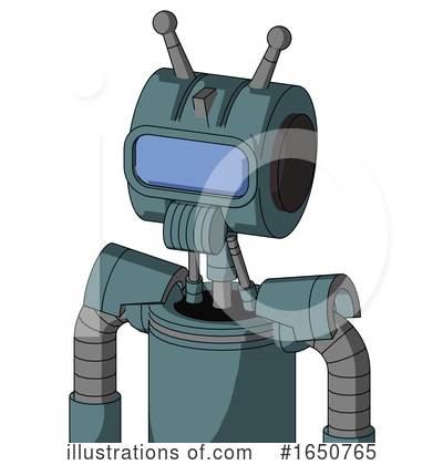 Royalty-Free (RF) Robot Clipart Illustration by Leo Blanchette - Stock Sample #1650765