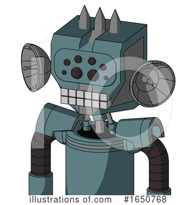 Royalty-Free (RF) Robot Clipart Illustration by Leo Blanchette - Stock Sample #1650768